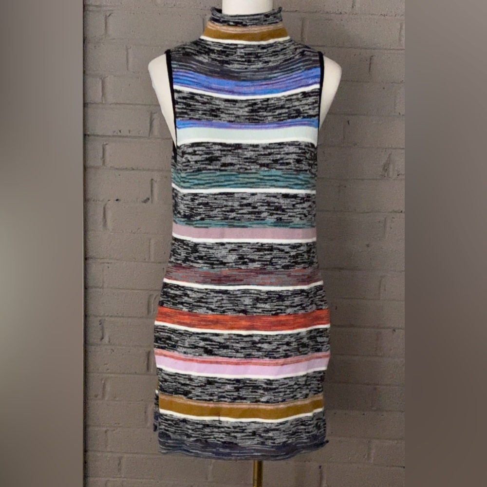 Anthropologie sleeveless space dye tunic sweater MP